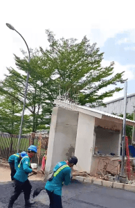 Pengaspalan di Jakarta