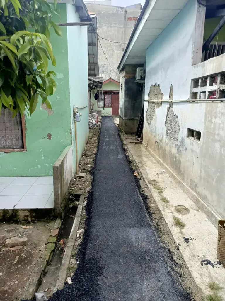 Proyek Aspal Hotmix di Grogol Petamburan